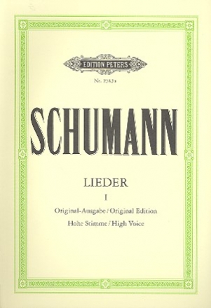 Smtliche Lieder Band 1 fr Gesang (hoch) und Klavier