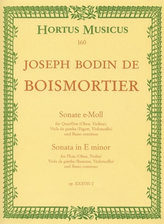 Sonate e-Moll op.37,2 fr Flte, Viola, Viola da gamba und Bc