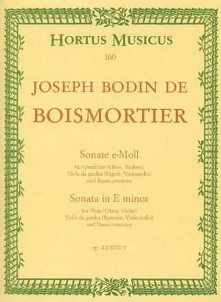 Sonate e-Moll op.37,2 fr Flte, Viola, Viola da gamba und Bc