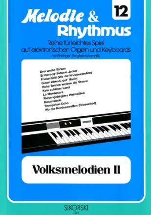 Volksmelodien Band 2 fr E-Orgel/Keyboard