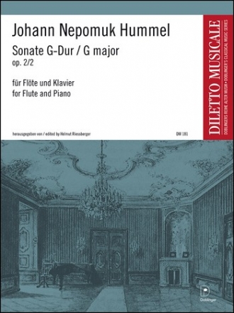 Sonate G-Dur op.2,2 fr Flte und Klavier