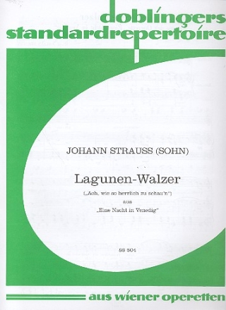 Lagunenwalzer fr Koloratursopran und Klavier aus 