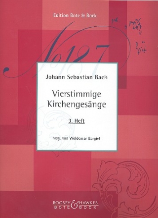 Vierstimmige Kirchengesnge Band 3 (NR.59-68, alte Schlssel) Partitur