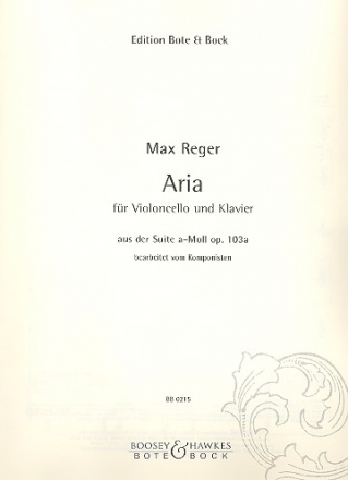Aria aus der Suite a-Moll op.103a fr Violoncello und Klavier