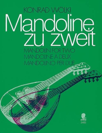 Mandoline zu zweit - 3 Sonatinen im klassischen Stil Fr 2 Mandolinen