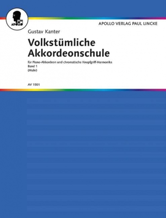 Volkstmliche Akkordeon-Schule Band 1 fr Akkordeon