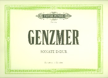 Sonate D-Dur fr Klavier zu 4 Hnden