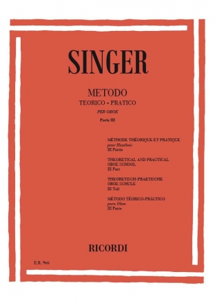 Metodo teorico-practico vol.3 per oboe