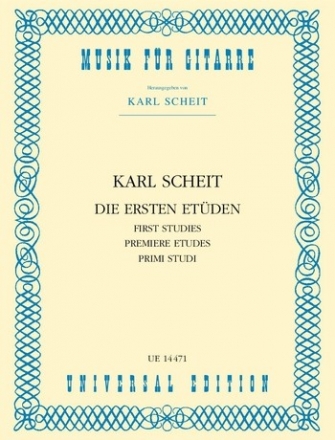 Die ersten Etden fr Gitarre