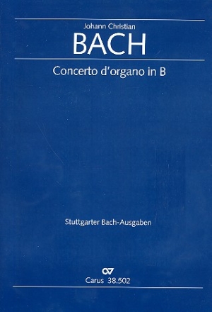 Concerto B-Dur fr Orgel, 2 Violinen und Bc Partitur