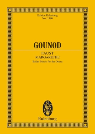 Margarete - Ballettmusik aus der Oper fr Orchester Studienpartitur
