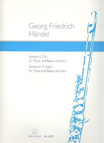 Sonate G-Dur fr Flte und Bc