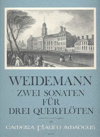 2 Sonaten aus op.3 fr 3 Flten (Violinen) ohne Ba Partitur und Stimmen