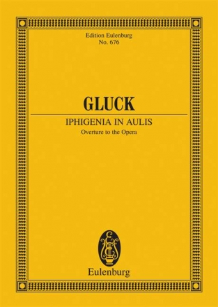 Iphigenie in Aulis - Ouvertre fr Orchester Studienpartitur