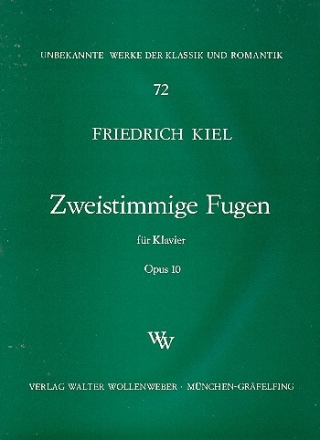 Zweistimmige Fugen op.10 fr Klavier