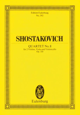 Streichquartett Nr.8 op.110 Studienpartitur