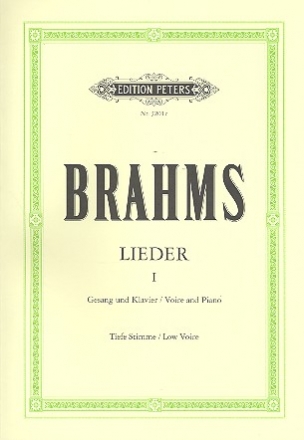 Lieder Band 1 fr tiefe Singstimme und Klavier