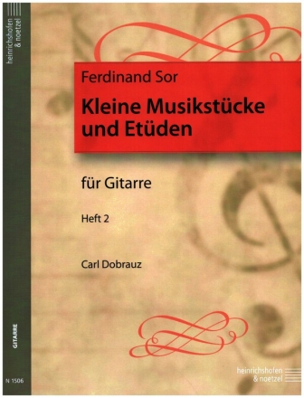 Kleine Musikstcke und Etden Band 2 fr Gitarre