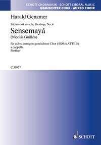 Sdamerikanische Gesnge GeWV 21 fr gemischten Chor (SSAATTBB) Chorpartitur