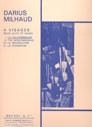 La Californienne pour alto et piano 4 visages no.1