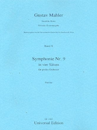 Sinfonie Nr.9 für Orchester Partitur