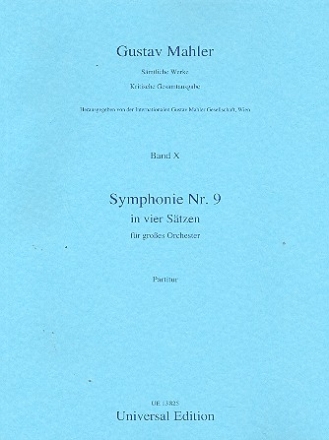 Sinfonie Nr.9 fr Orchester Partitur