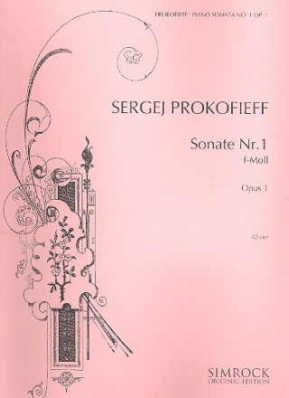 Sonate f-Moll Nr.1 op.1 fr Klavier