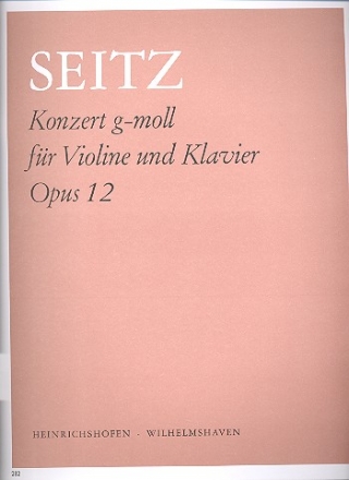 Konzert g-Moll Nr.3 op.12 fr Violine und Klavier