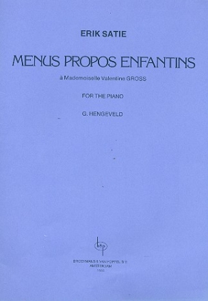 Menus propos enfantins for piano