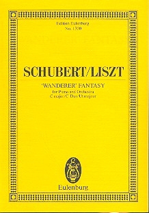 Wandererfantasie fr Klavier und Orchester Studienpartitur