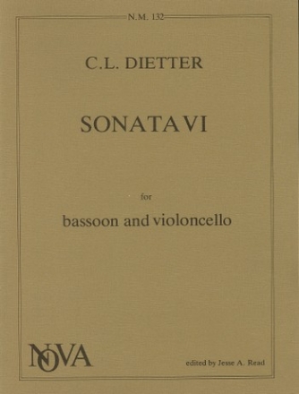 Sonata no.6 for bassoon and violoncello score