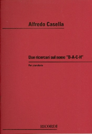 2 ricercari sul nome BACH fr Klavier