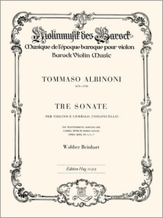 3 Sonaten fr Violine und Klavier