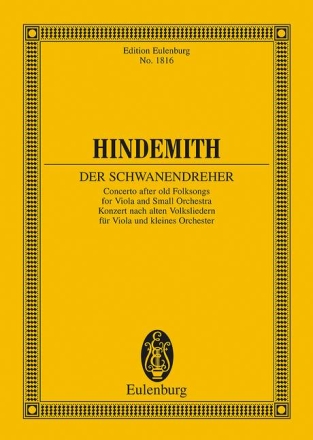 Der Schwanendreher fr Viola und Orchester Studienpartitur