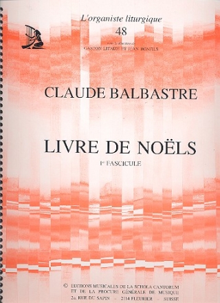 Livre de noels vol.1  pour orgue