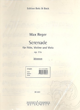 Serenade op.77a fr Flte, Violine und Viola Stimmen