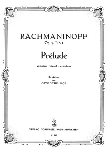 Prlude cis-Moll op.3,2 fr Klavier