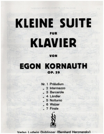 Kleine Suite op.29 fr Klavier