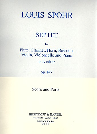 Septett C-Dur op.147 fr Flte, Klarinette, Horn, Fagott, Violine, Violoncello und Klavier
