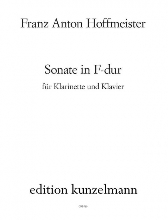 Sonate F-Dur fr Klarinette und Klavier