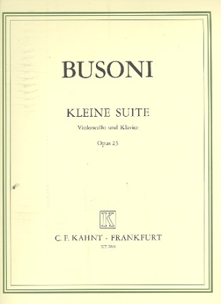 Kleine Suite fr Violoncello und Klavier