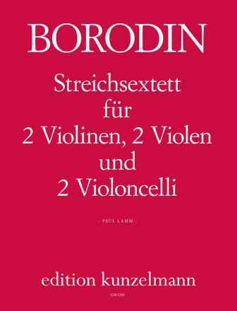 Sextett fr 2 Violinen, 2 Violen und 2 Violoncelli Partitur und Stimmen