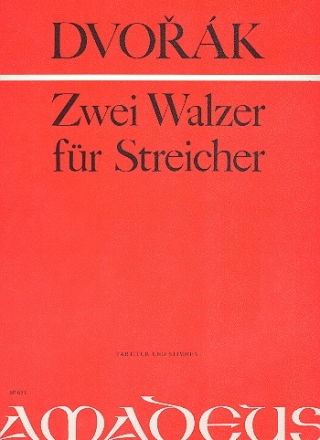 2 Walzer op.54,1-2 fr Streich- quartett oder Orchester Partitur und 5 Stimmen