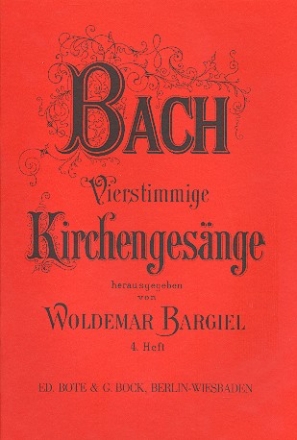 Vierstimmige Kirchengesänge Band 4 (Nr.69-84, alte Schlüssel) Partitur