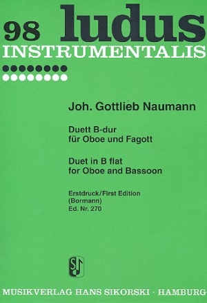 Duett B-Dur fr Oboe und Fagott