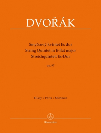 Quintett Es-Dur op.97 fr 2 Violinen, 2 Violen und Violoncello Stimmen