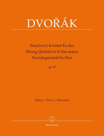 Quintett Es-Dur op.97  fr 2 Violinen, 2 Violen und Violoncello Stimmen