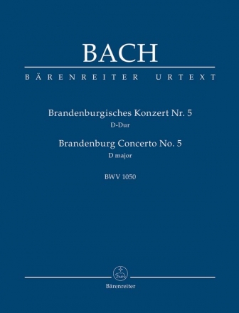 Brandenburgisches Konzert D-Dur Nr.5 BWV1050 Studienpartitur