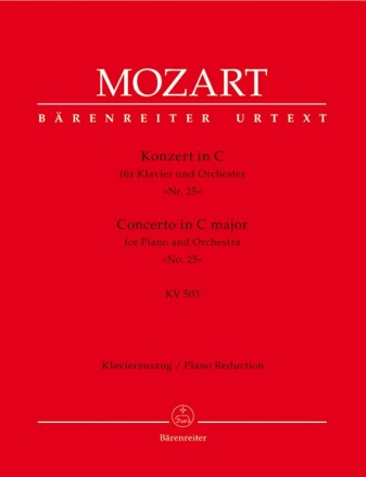 Konzert C-Dur Nr.25 KV503 fr Klavier und Orchester fr 2 Klaviere