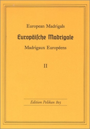 Europische Madrigale Band 2 fr gleiche Stimmen Partitur
